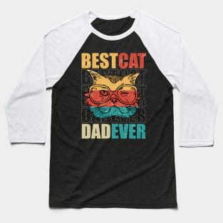 Best cat dad ever Baseball T-Shirt